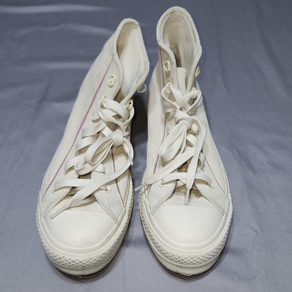 Converse‎ Chuck Taylor All Star Lift Platform Cream Suede High Top W9.5 A05962C